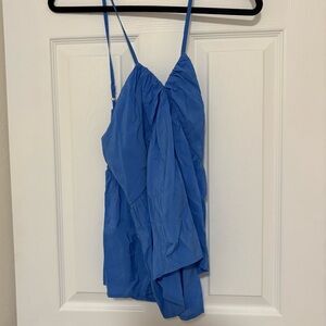 Cute flowy blue tank